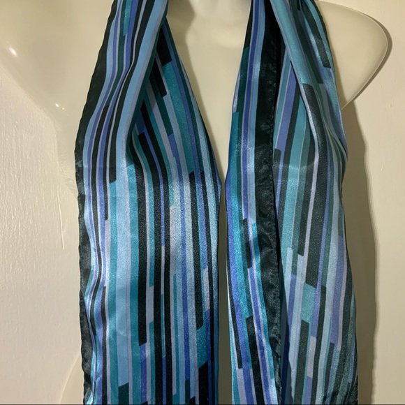 Long silky scarf can be worn so many ways - Picture 3 of 4